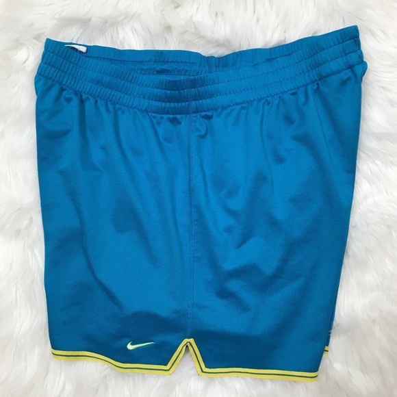 Nike Dri-fit XL Shorts Turquoise Shorts Workout Vintage - Picture 4 of 8